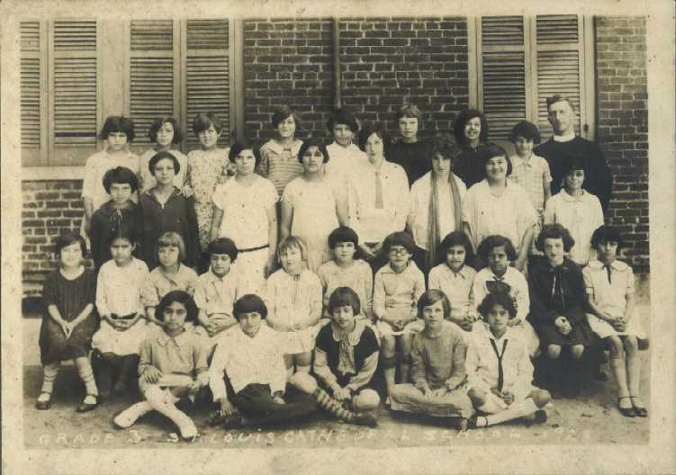 St. Louis Cathedral School, New Orleans, La., 1928, Grade 3